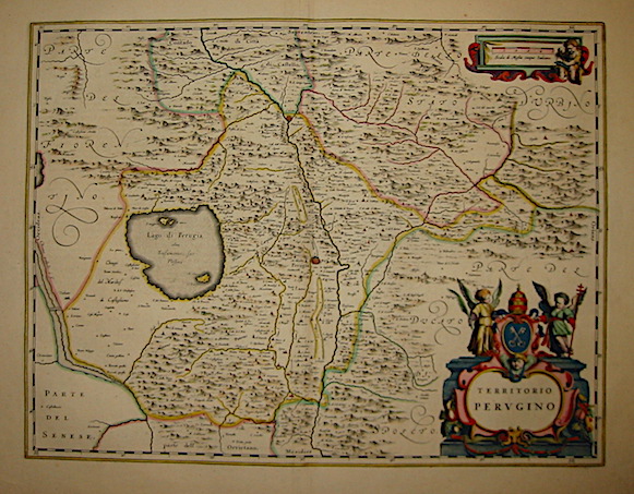 Blaeu Willem Janszoon (1571-1638) Territorio perugino 1640 Amsterdam